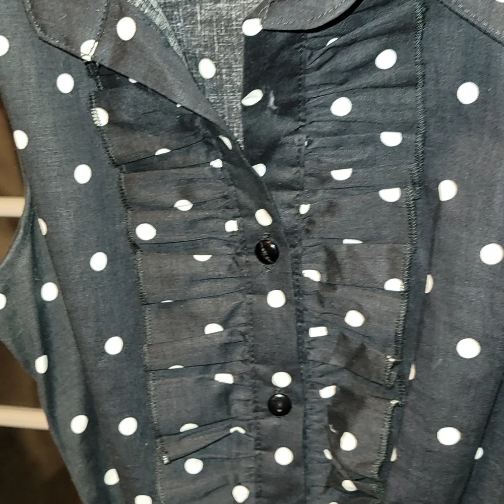 Bailey Blue Polka Dot Dress - Picture 5 of 10